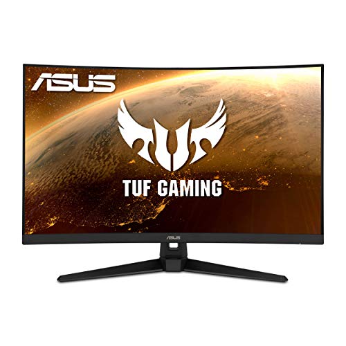 Asus TUF Gaming VG328H1B 32? Curved Monitor, 1080P Full HD, 165Hz (Supports 144Hz), Extreme Low Motion Blur, Adaptive-sync, FreeSync Premium, 1ms, Eye Care, HDMI D-Sub