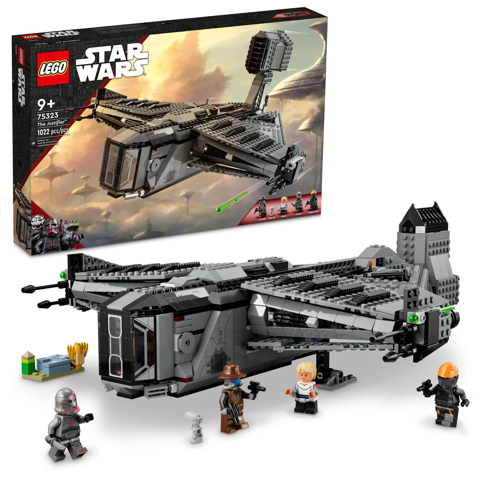LEGO Star Wars The Justifier 75323 Building Toy Set for...