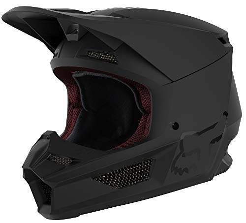 Fox Racing powersports-Helmets YTH V1 Matte Black Helme...