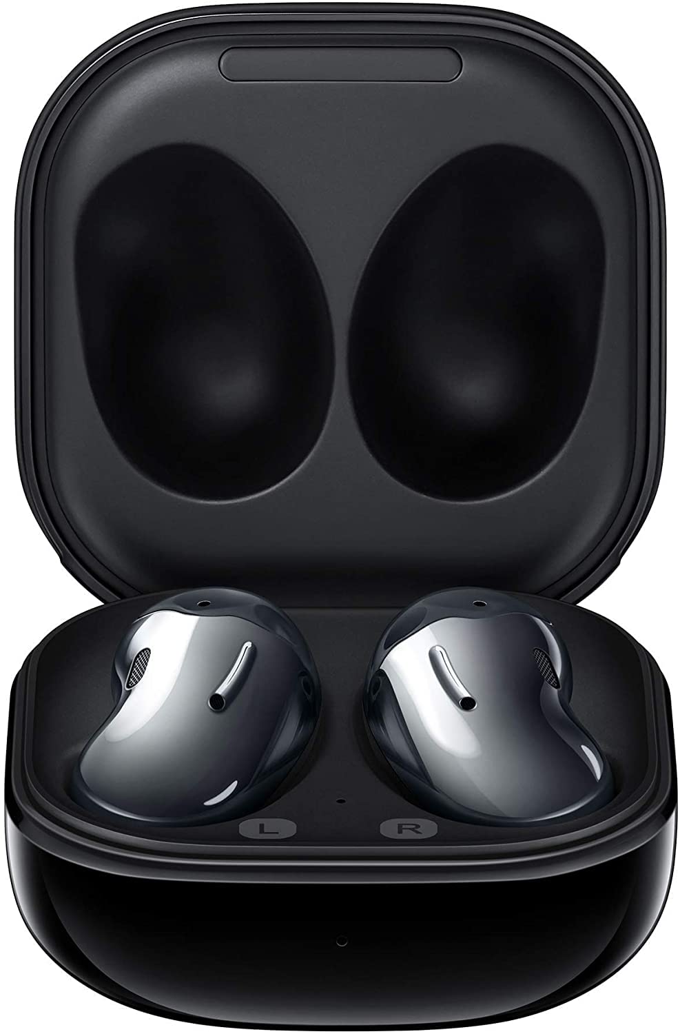 Samsung Galaxy Buds Live True Wireless Earbuds US Version Active Noise Cancelling Wireless Charging Case Included, Mystic Black
