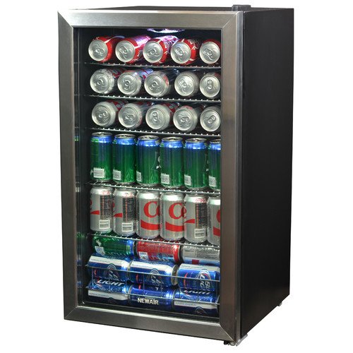 NewAir 126 cans Beverage Center, Stainless Steel Bevera...