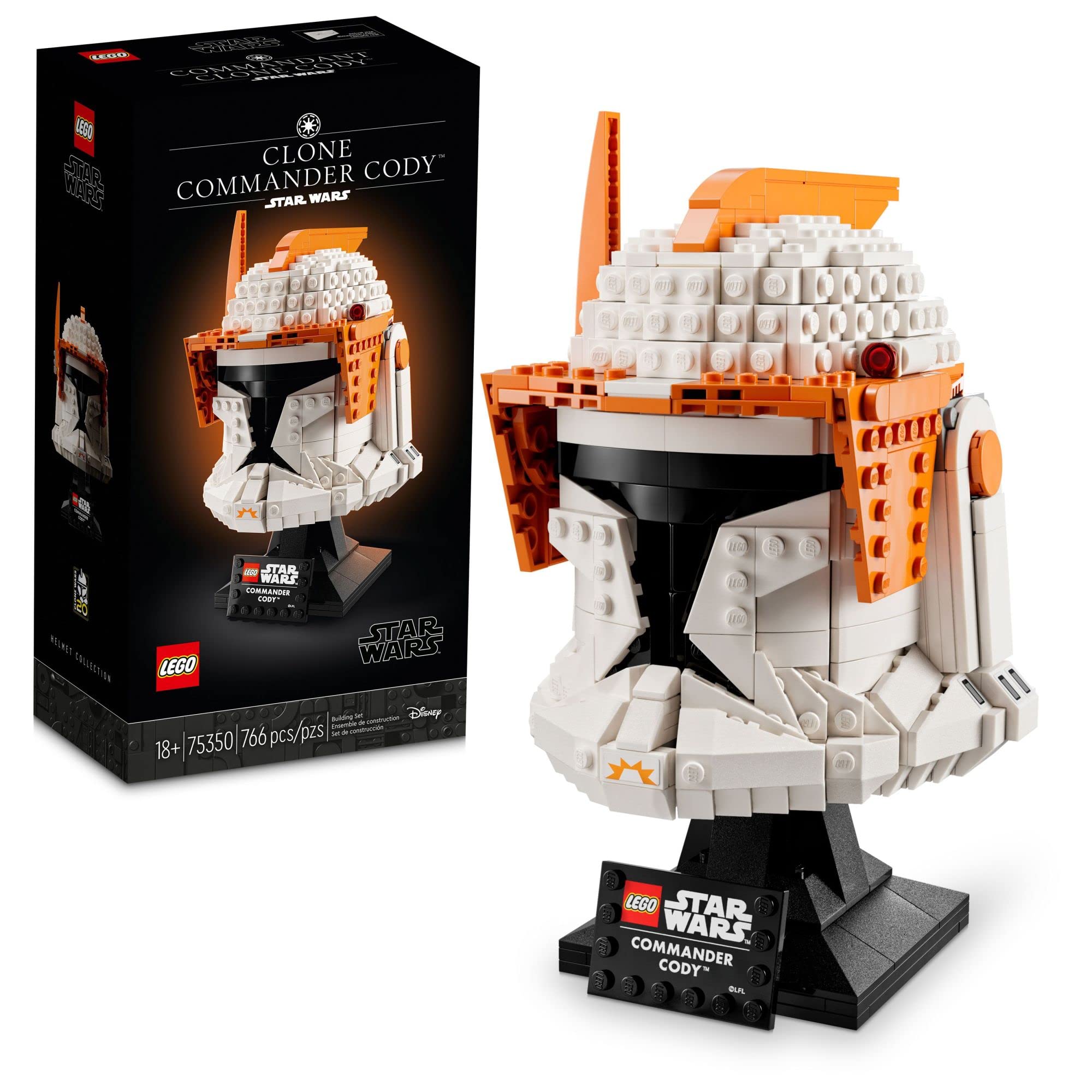 LEGO Star Wars Clone Commander Cody Helmet 75350 Collec...
