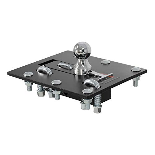 CURT 61052 Over-Bed Folding Ball Gooseneck Hitch, 30,000 lbs, 2-5/16-Inch Ball