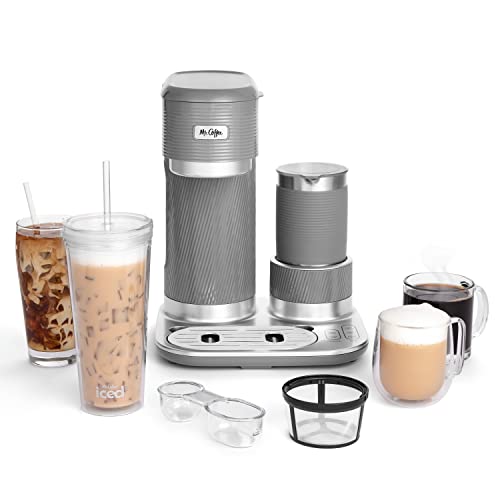 Mr. Coffee 4-in-1 Single-Serve Latte Lux, Iced, and Hot...