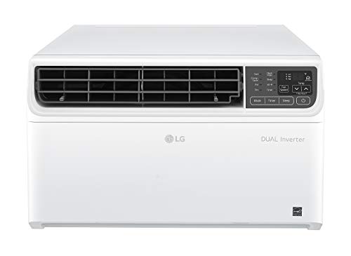 LG LW1019IVSM Energy Star 9,500 BTU 115V Dual Inverter Window Air Conditioner with Wi-Fi Control, 10000, White