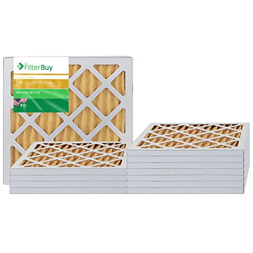 FilterBuy Furnace Filters/Air Filters - AFB Gold MERV 11 (12 Pack)