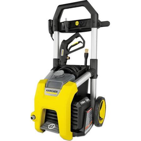 Karcher K1700 Electric Power Pressure Washer 1700 PSI TruPressure, 3-Year Warranty, Turbo Nozzle Included