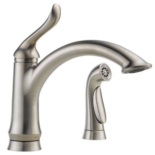 Delta Faucet Linden Single-Handle Kitchen Sink Faucet w...