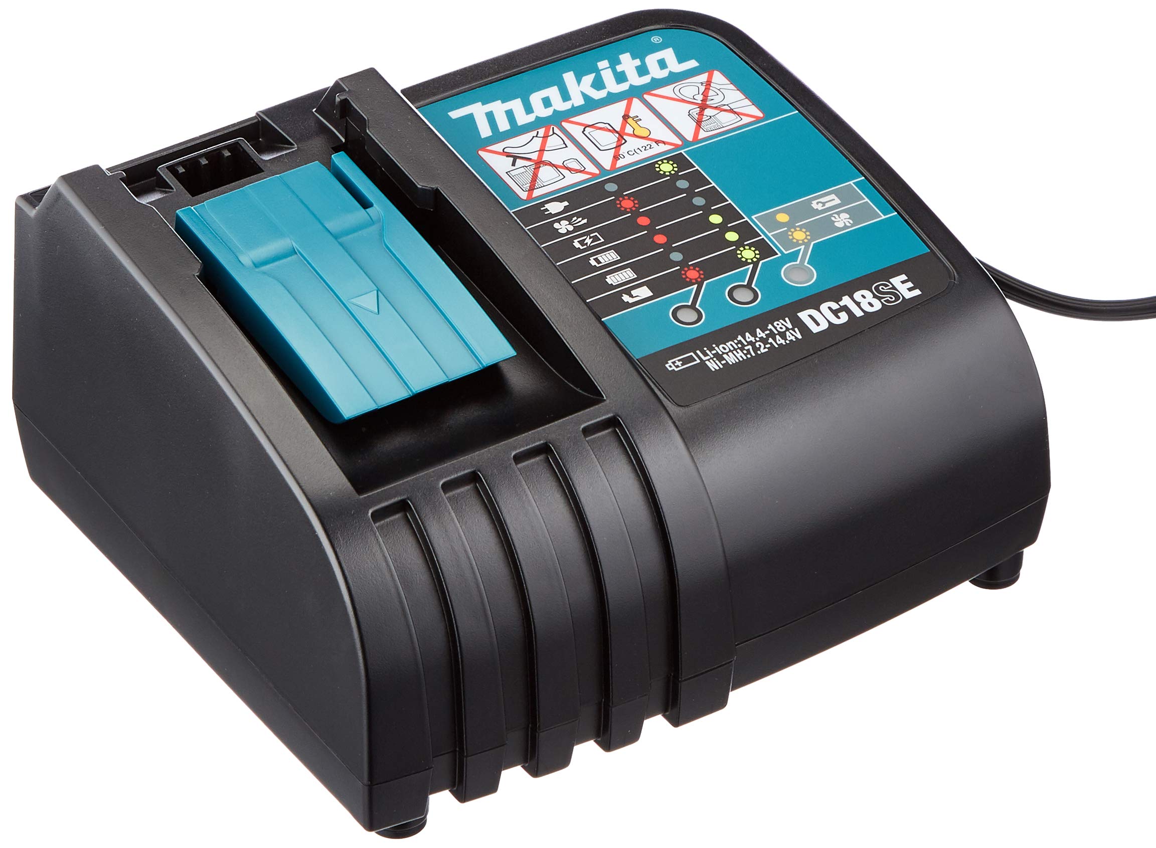 Makita DC18RC 18V Lithium-Ion Rapid Optimum Charger in Retail Package