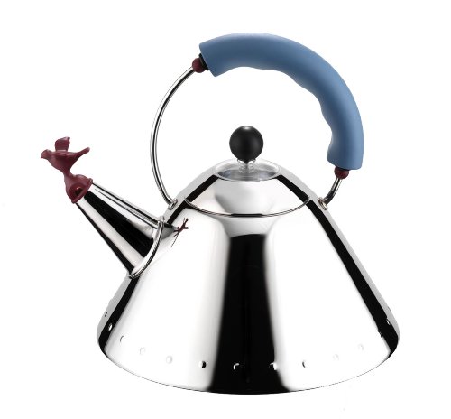 Alessi Michael Graves Kettle with Small Bird Shaped Whistle