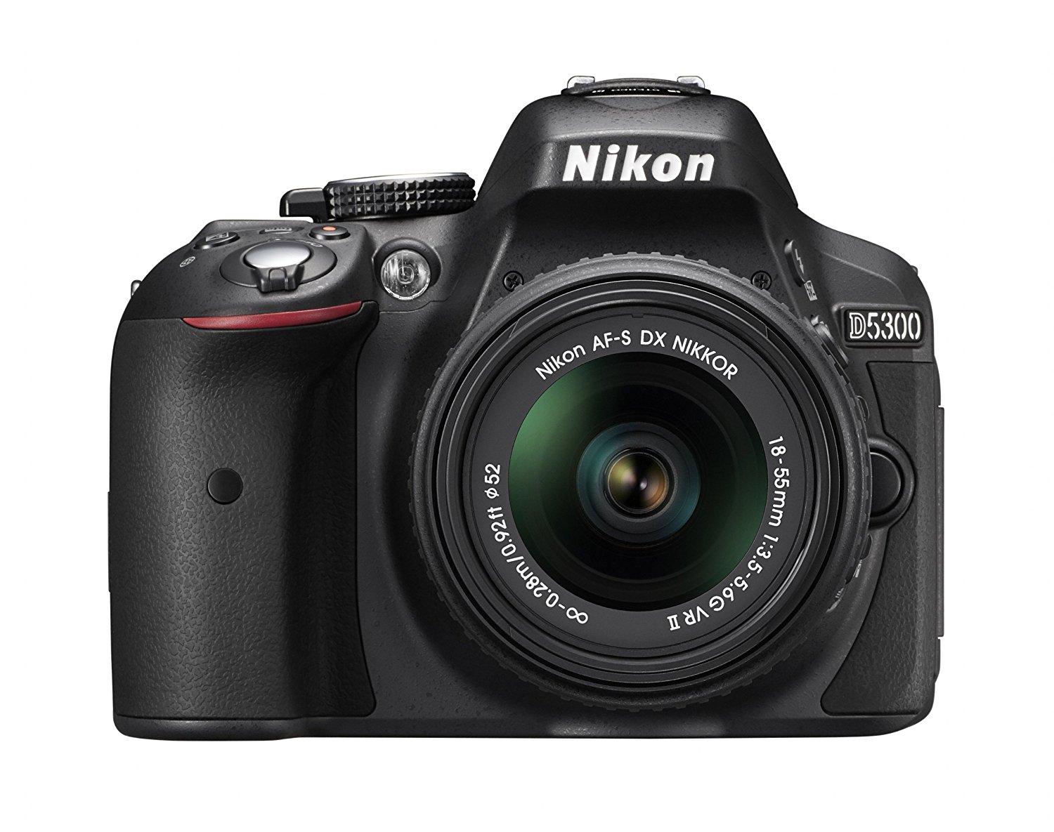 Nikon D5300 24.2 MP CMOS Digital SLR Camera with 18-55mm f/3.5-5.6G ED VR II Auto Focus-S DX NIKKOR Zoom Lens (Black)