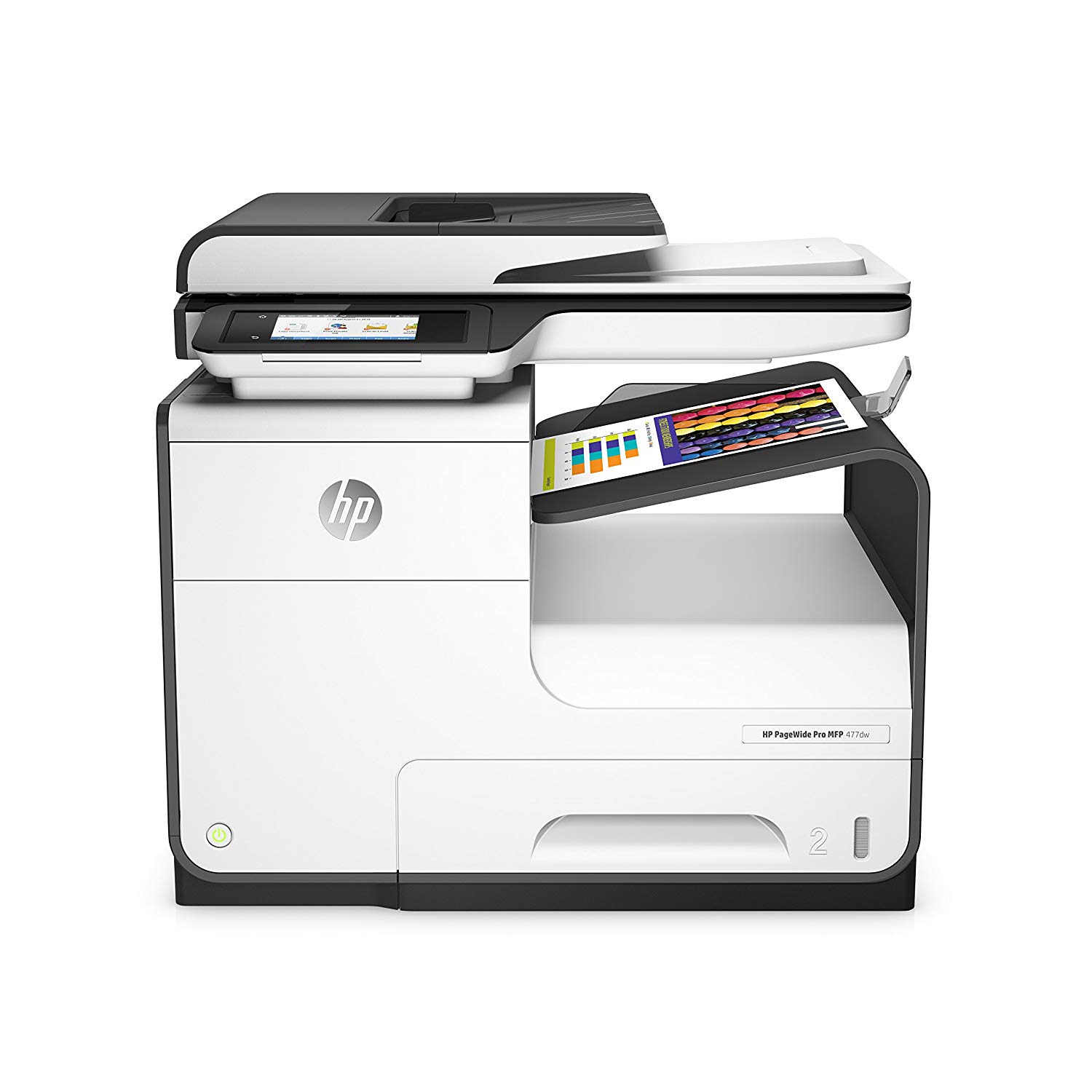 HP PageWide Pro 477dw Color All-in-One Business Printer with wireless & 2-sided duplex printing (D3Q20A)