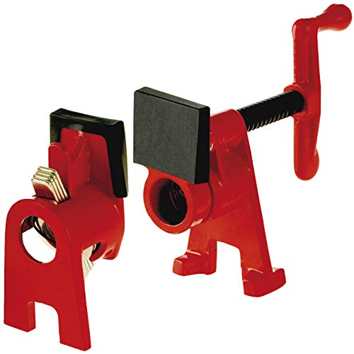 Bessey Tools BPC-H34 3/4-Inch H Style Pipe Clamp, red