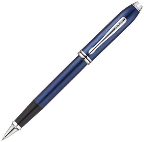 Cross Townsend Quartz Blue Lacquer Selectip Rollerball Pen with Rhodium-Plated Appointments