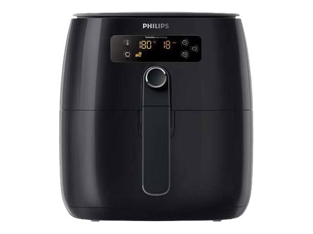 Philips Airfryer, Avance Digital TurboStar, Fry Healthy with 75% Less Fat, HD9641/96, Black