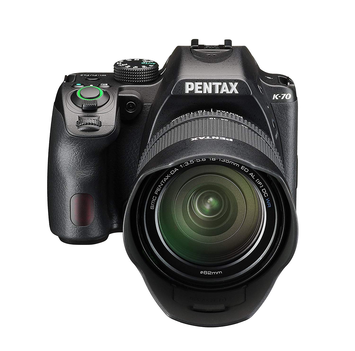 Pentax K-70 Weather-Sealed DSLR Camera with 18-135mm Le...