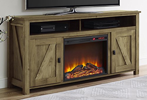 Ameriwood Home Farmington Electric Fireplace TV Console...