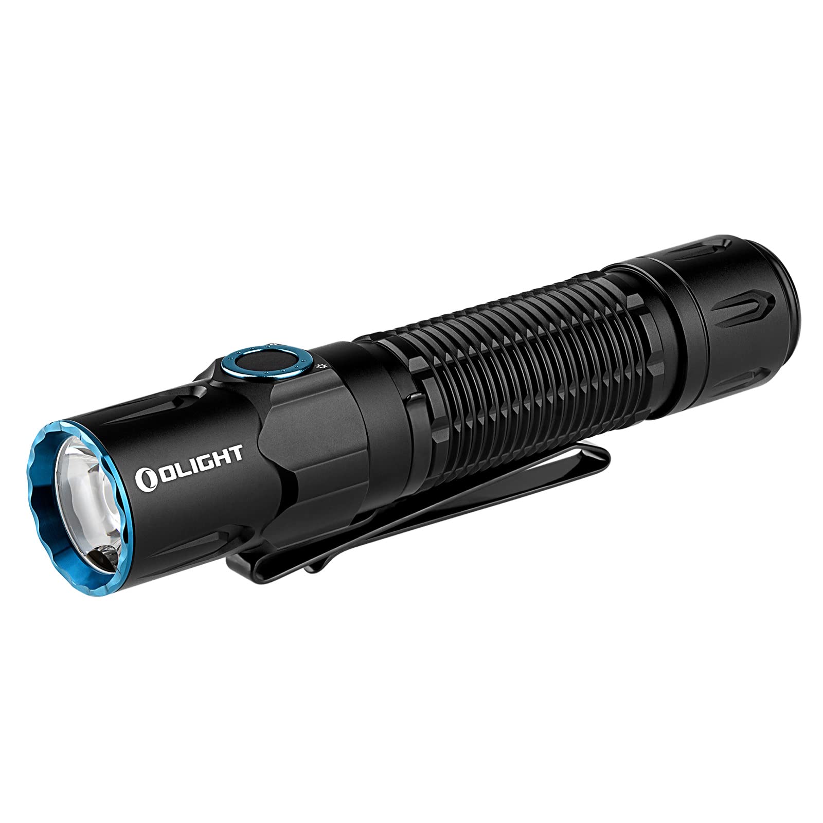 Olight Warrior 3S 2300 Lumens Rechargeable Tactical Flashlight, Compact Dual-Switches LED Bright Light with Proximity Sensor, ...
