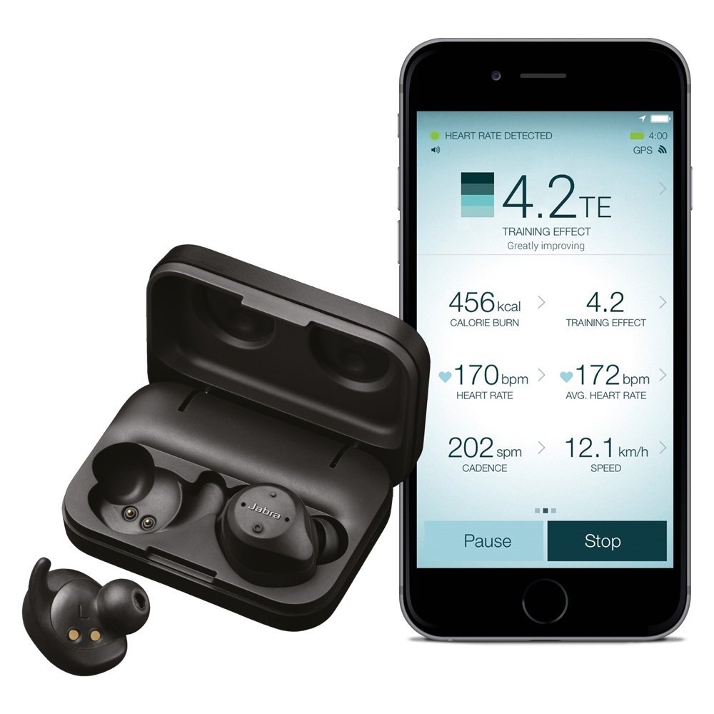 Jabra Elite Sport True Wireless Waterproof Fitness & Ru...