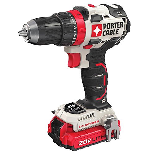 Porter-Cable 20V MAX Cordless Drill / Driver Kit, 1/2-I...