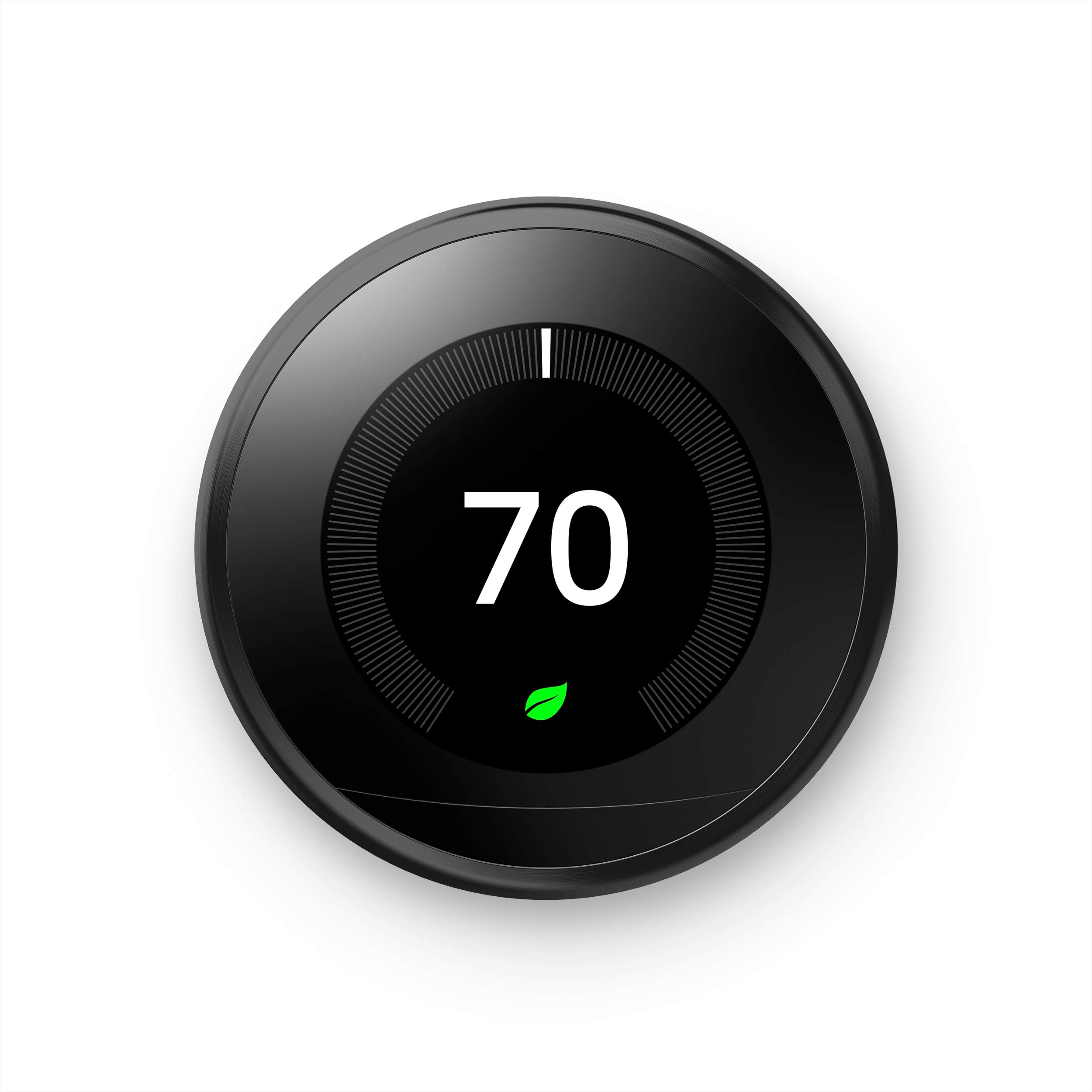 Google Nest Learning Thermostat - Programmable Smart Thermostat for Home - 3rd Generation Nest Thermostat - Compatible with Alexa