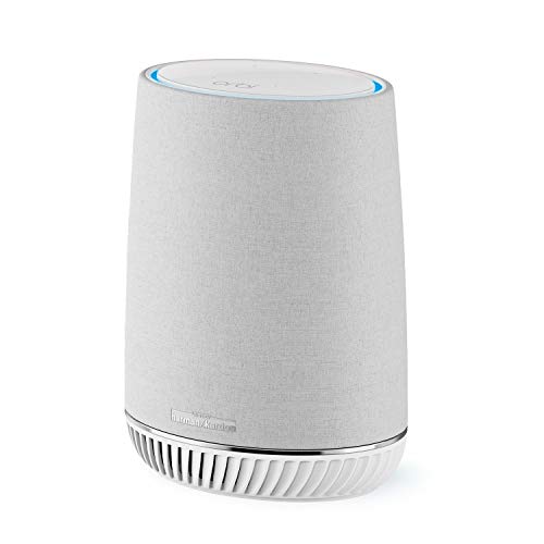 Netgear Orbi Voice Smart Speaker & WiFi Mesh Extender with Amazon Alexa Built-in (RBS40V), Works with Any WiFi Router