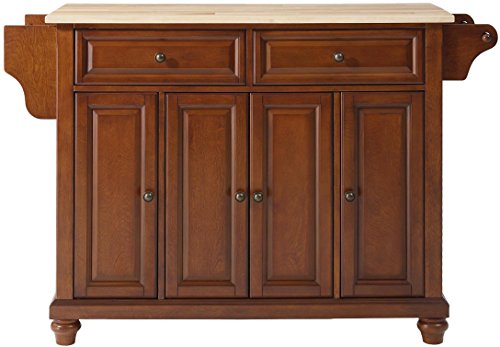 Crosley Furniture Cambridge Kitchen Island with Natural...