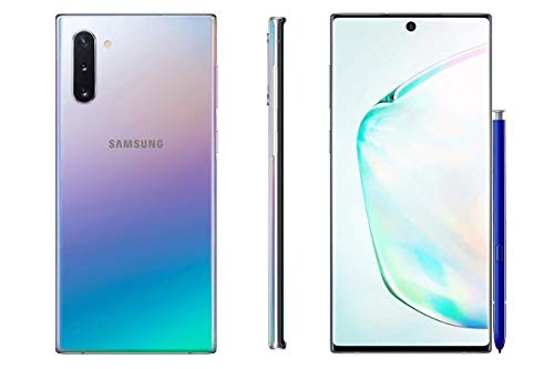 Samsung Electronics Galaxy Note 10+ Plus 256GB with S Pen Aura Glow/Silver (Factory Unlocked for GSM & CDMA, 6.8 Inch Display, U.S. Warranty) SM-N975UZKAXAA