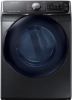 Samsung Black Stainless Steel Gas Steam Dryer
