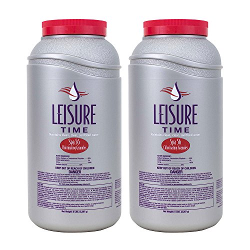 Leisure Time E5-02 Spa 56 Chlorinating Granules for Spas and Hot Tubs, 5-Pounds, 2-Pack