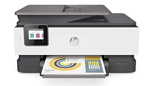 HP OfficeJet Pro 8025 All-in-One Wireless Printer, Smart Home Office Productivity, Instant Ink, Works with Alexa (1KR57A)
