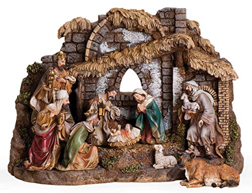 Joseph's Studio by Roman - 10-Piece Nativity Set with S...