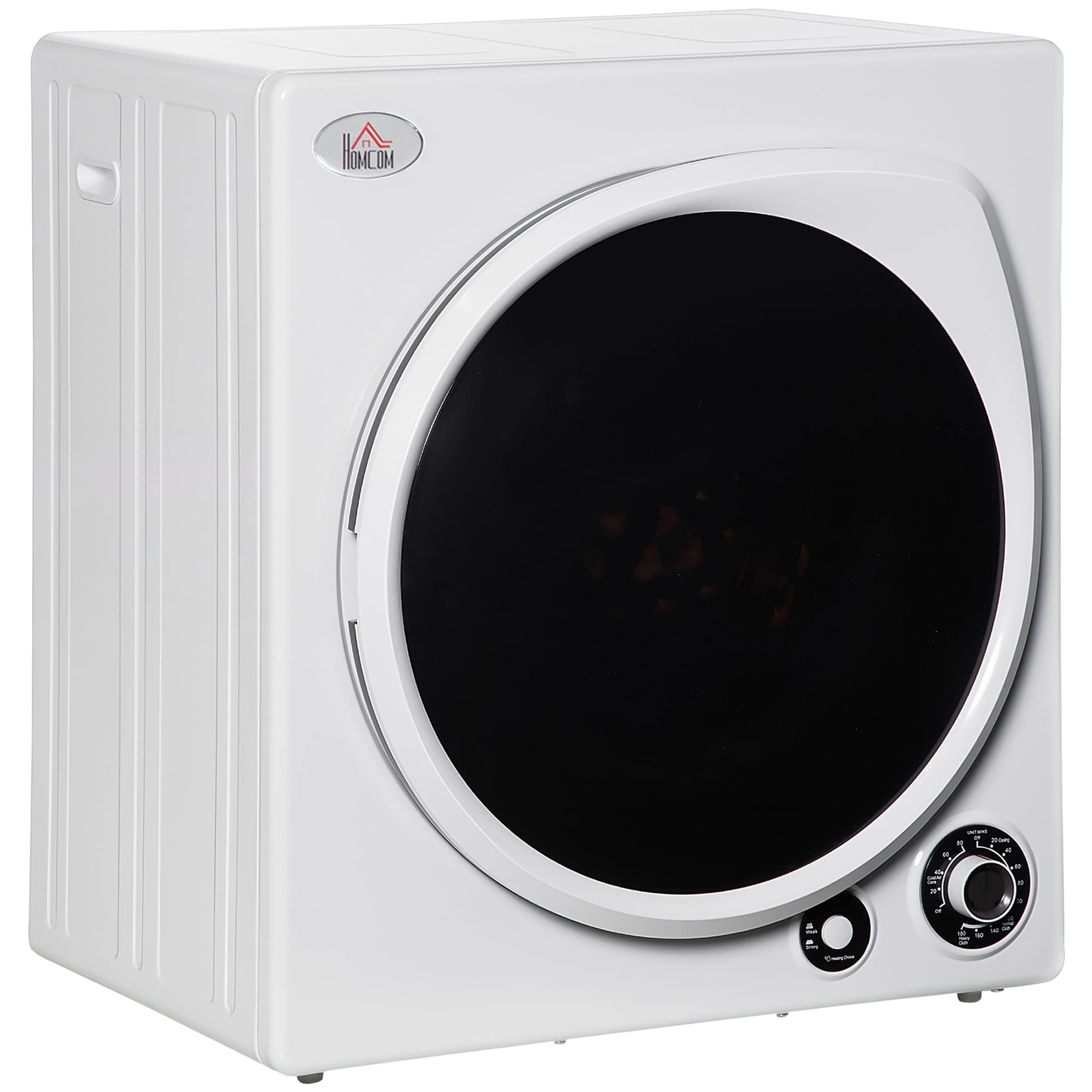 HomCom Automatic Dryer Machine, 1350W 3.22 Cu. Ft. Port...