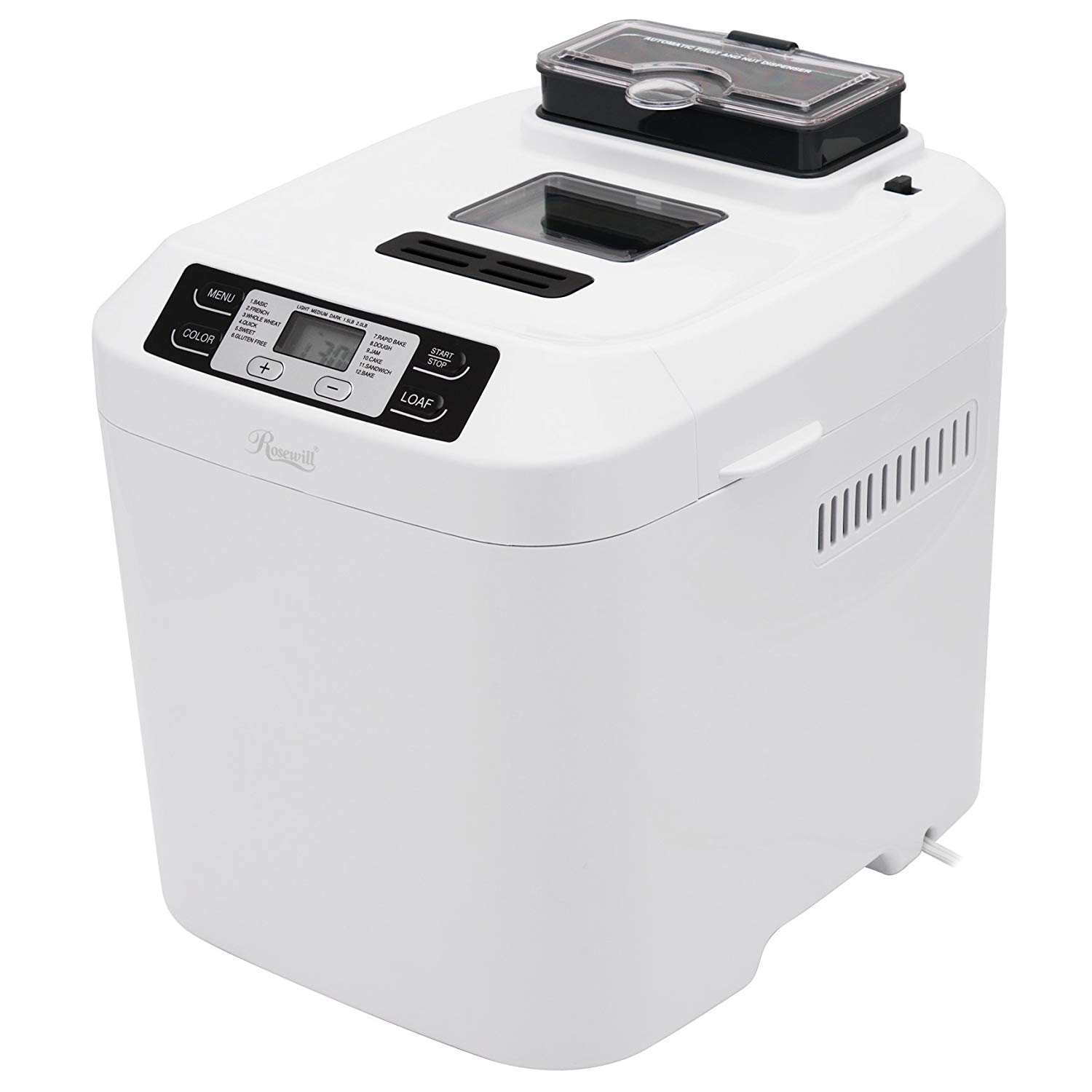 Rosewill RHBM-15001 2-Pound Programmable Rapid Bake Bre...