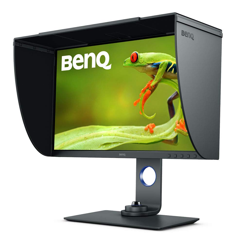 BenQ SW270C 27 Inch QHD 1440p PhotoVue IPS Photo and Video Editing Hardware Calibration Computer Monitor with AQCOLOR Tech for Accurate Reproduction and HDR, 99% Adobe RGB, sRGB and Rec.709