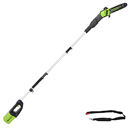 GreenWorks Pro 80V 10 inch Brushless Cordless Polesaw, Tool Only, PS80L00