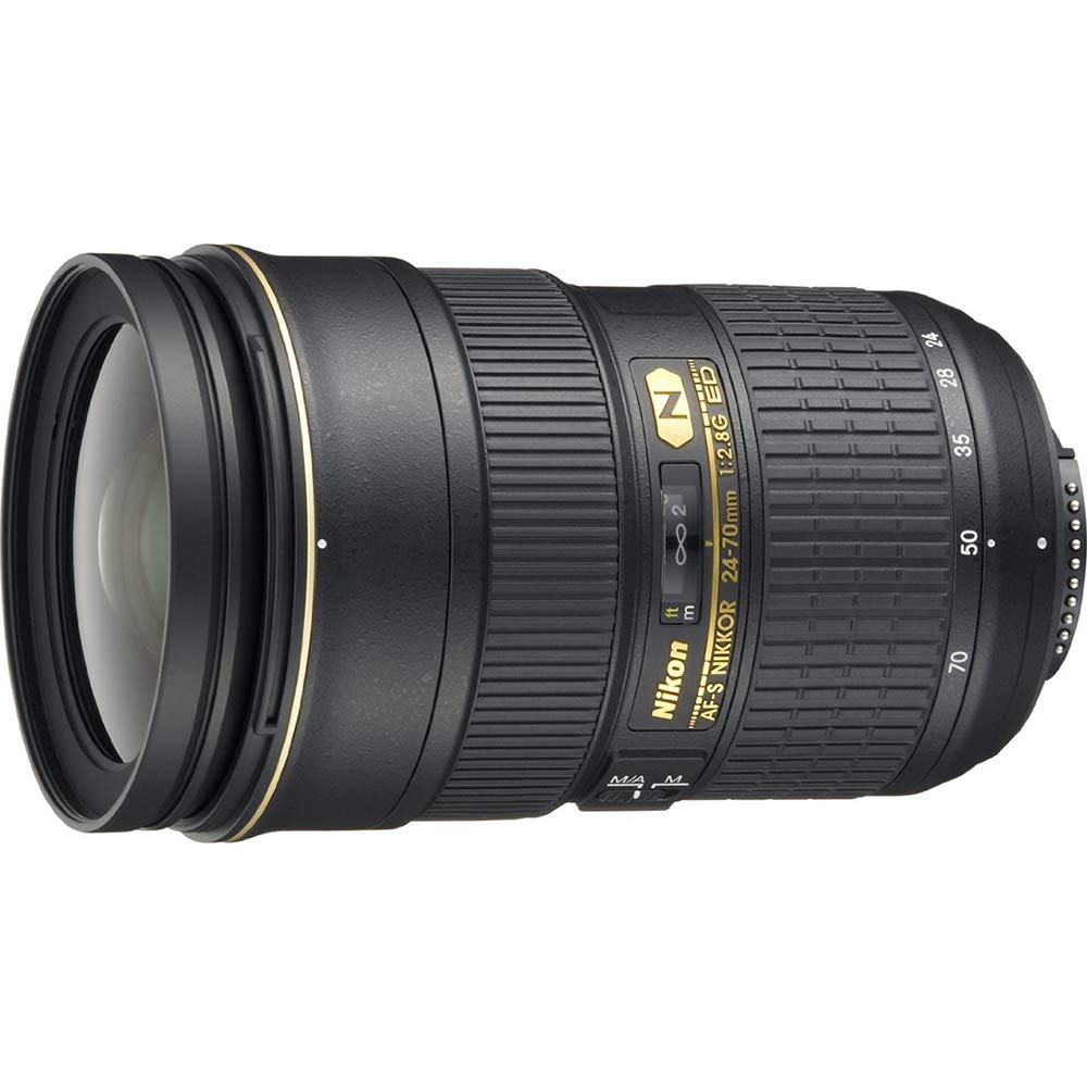 Nikon 24-70mm f/2.8G ED Auto Focus-S Nikkor Wide Angle Zoom Lens (Certified Refurbished)