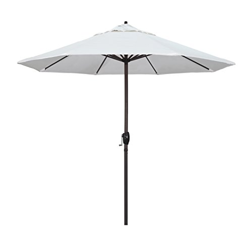 California Umbrella 9' Round Aluminum Market Umbrella, ...