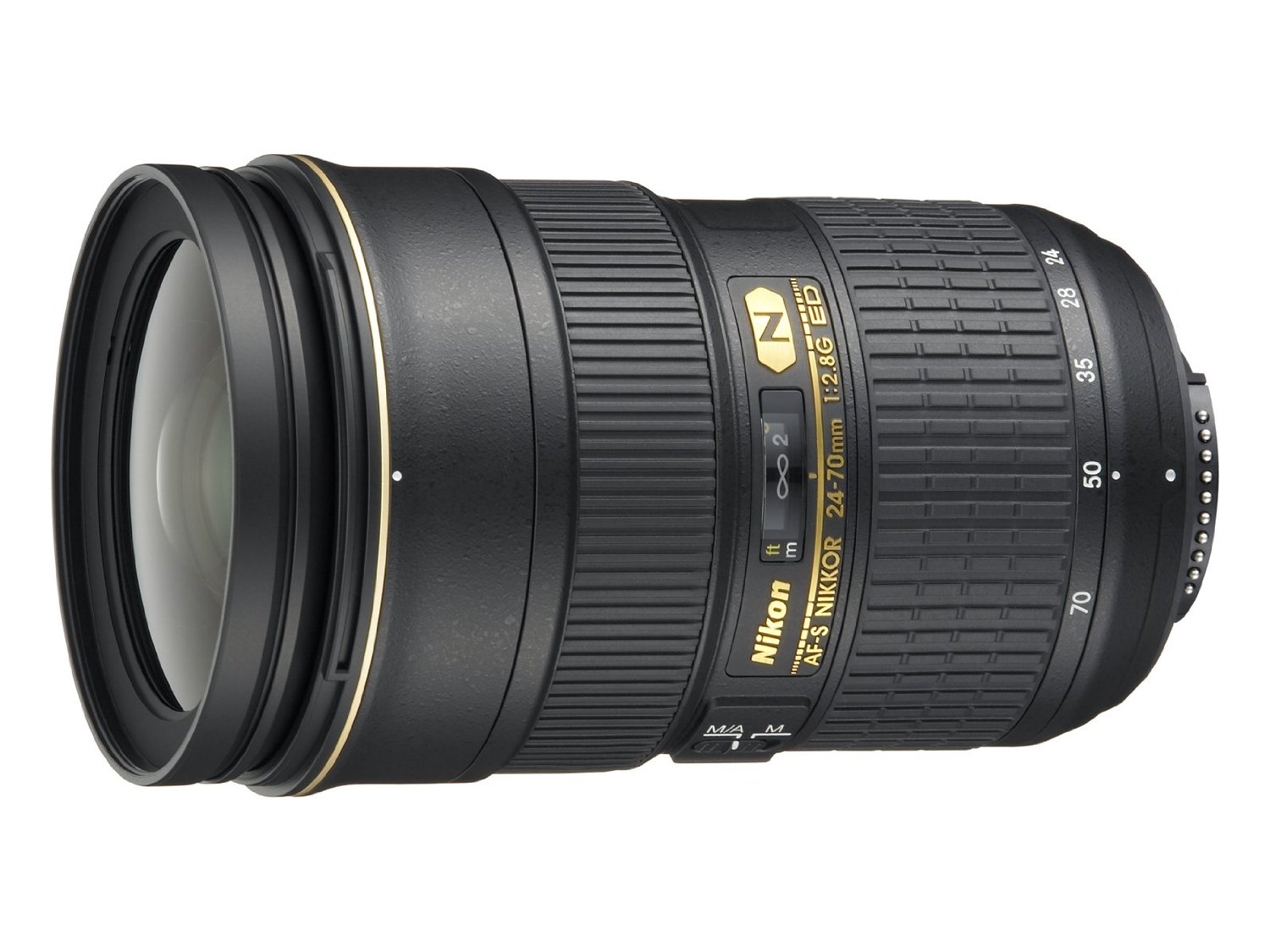 Nikon AF-S FX NIKKOR 24-70mm f/2.8G ED Zoom Lens with A...