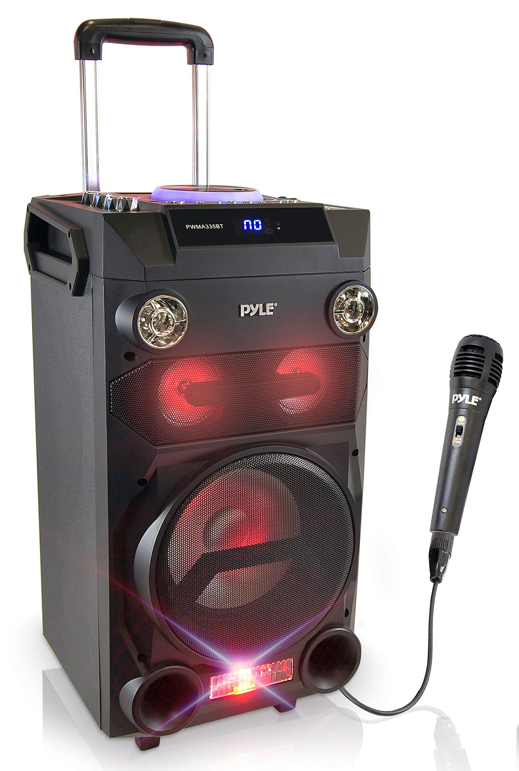 Pyle Outdoor Portable Wireless Bluetooth Karaoke PA Lou...