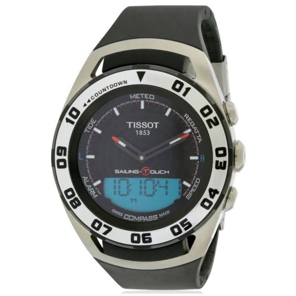 Tissot Sailing-Touch Mens Rubber Strap Multi-function Watch T056.420.27.051.01