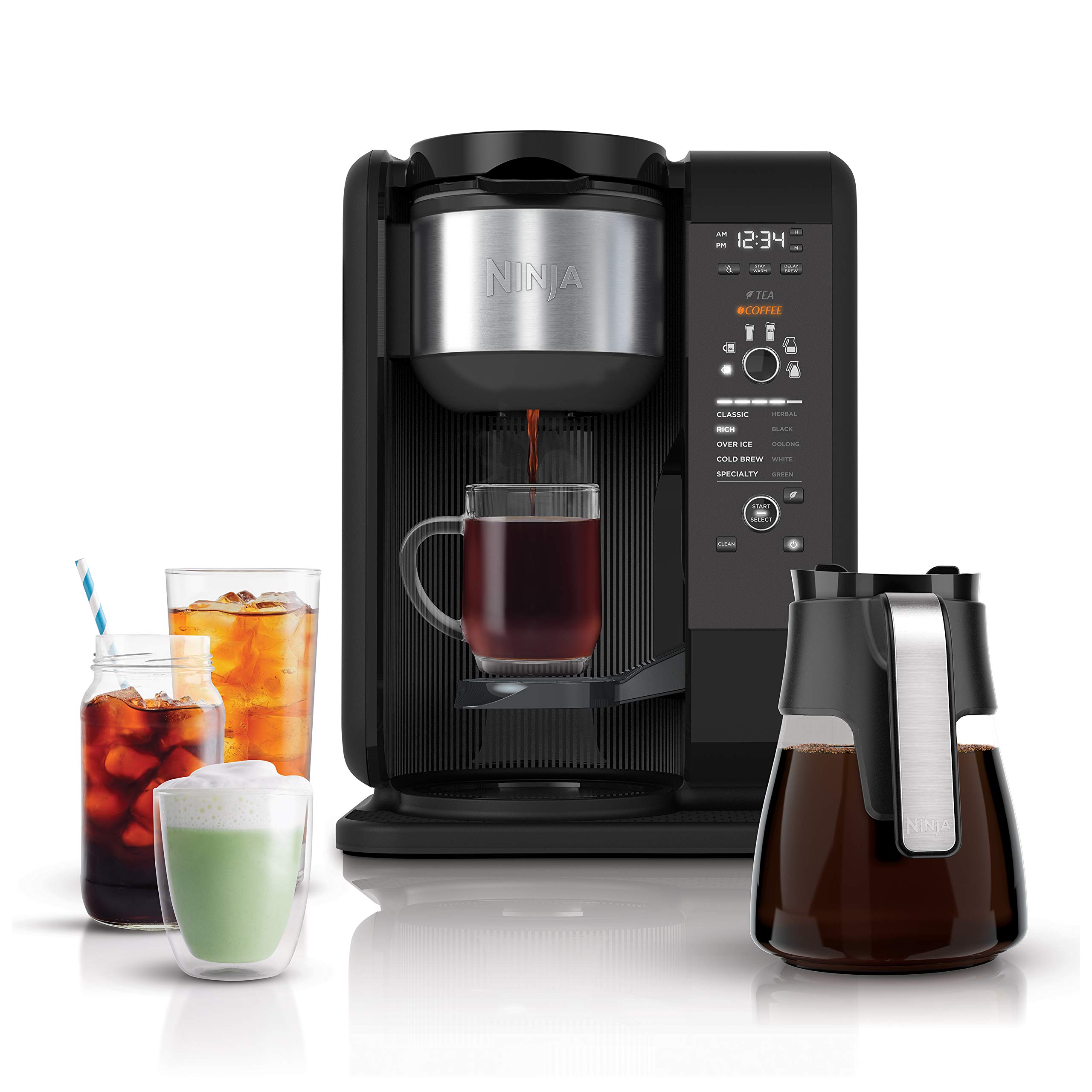 Ninja CP307 Hot and Cold Brewed System, Tea & Coffee Maker, with Auto-iQ, 6 Brew Sizes