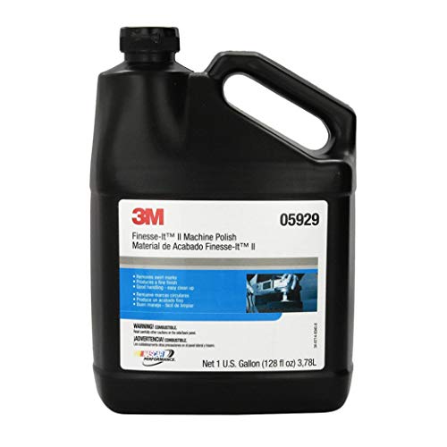 3M 05929 Finesse-It II Machine Polish - For Cars, Boats, Trucks and RVs - 1 Gallon