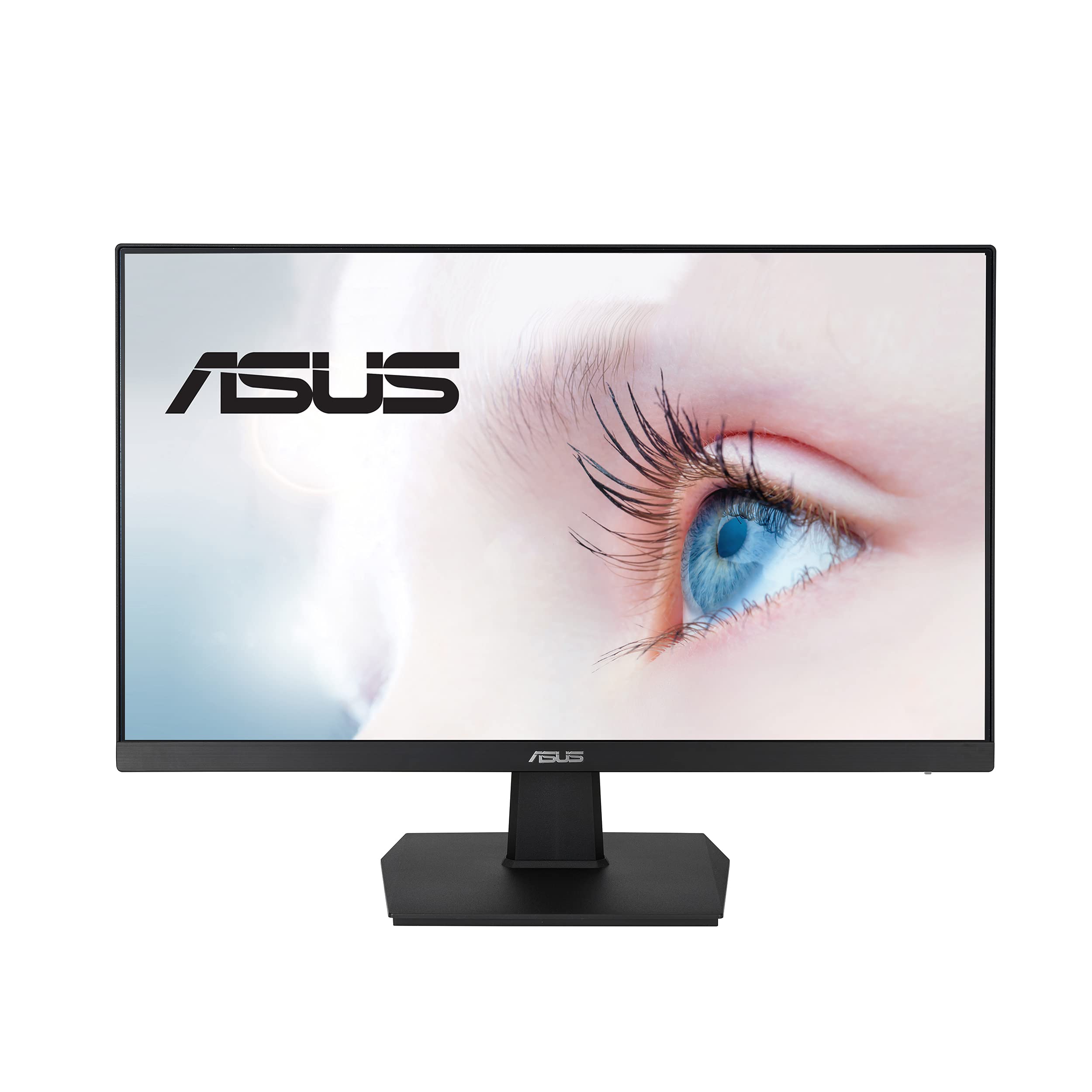 Asus VA24EHE 23.8” Monitor, 1080P, Full HD, IPS, 75Hz, HDMI D-Sub DVI-D, Adaptive-Sync/FreeSync