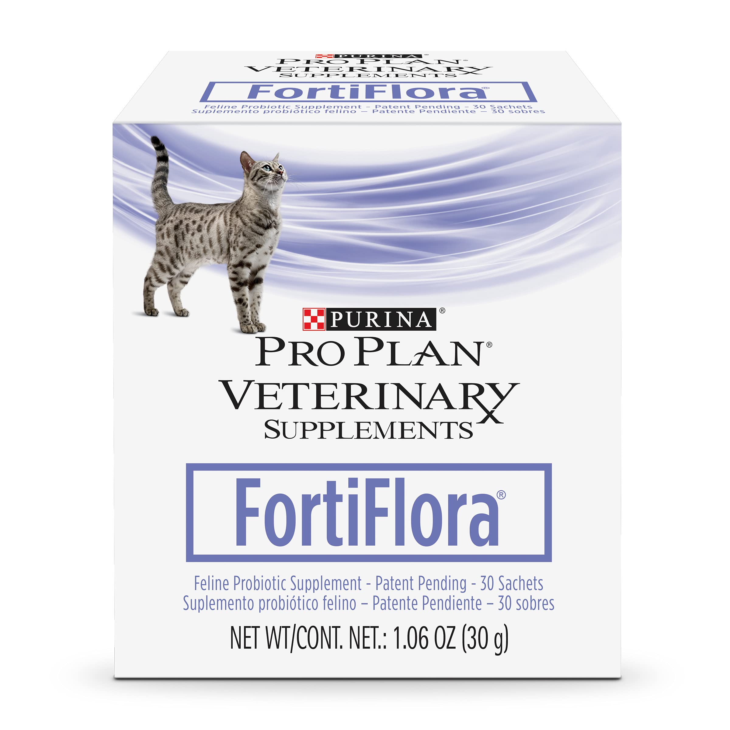 Purina Fortiflora Cat Probiotic Powder Supplement, Pro ...