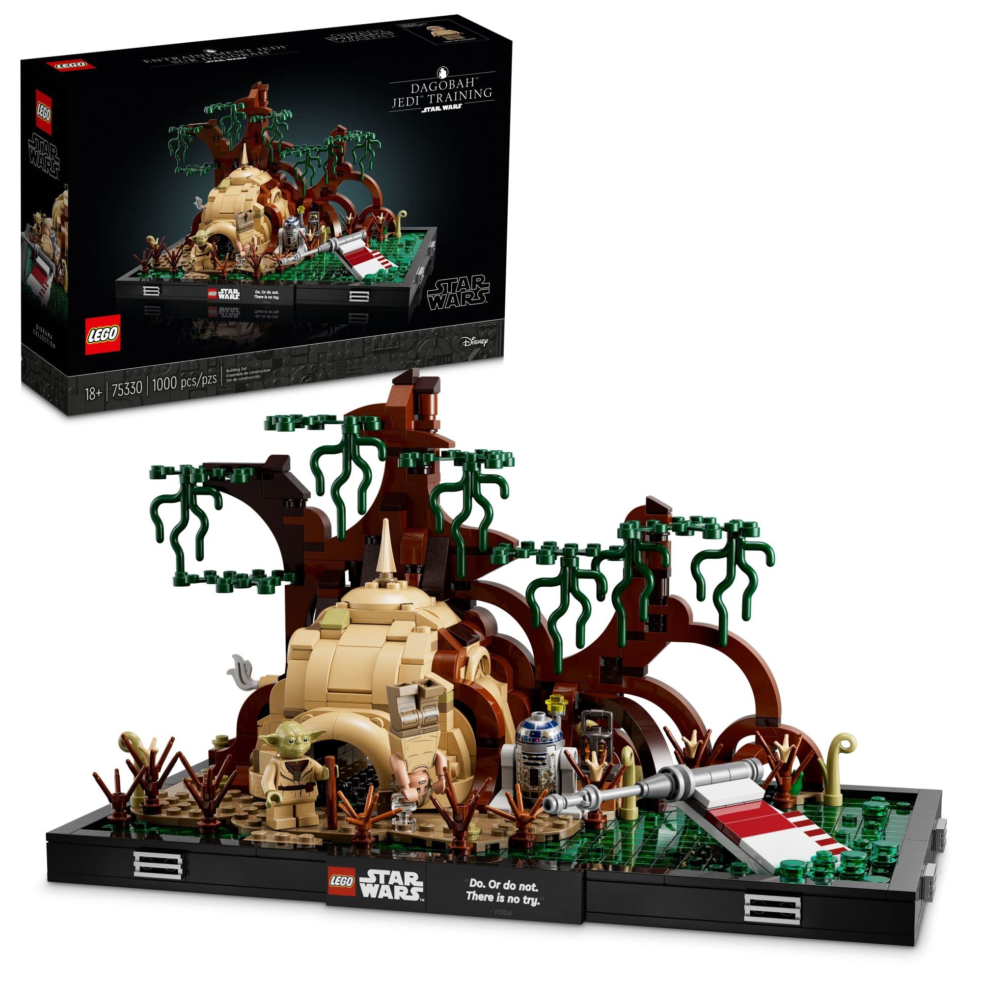 LEGO Star Wars Dagobah Jedi Training Diorama 753...