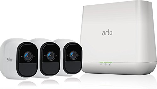  Arlo Technologies, Inc Arlo Pro - Wireless Home Security Camera System with Siren | Rechargeable, Night vision, Indoor/Outdoor, HD Video, 2-Way Audio, Wall Mount | Cloud Storage Included | 3 camera...