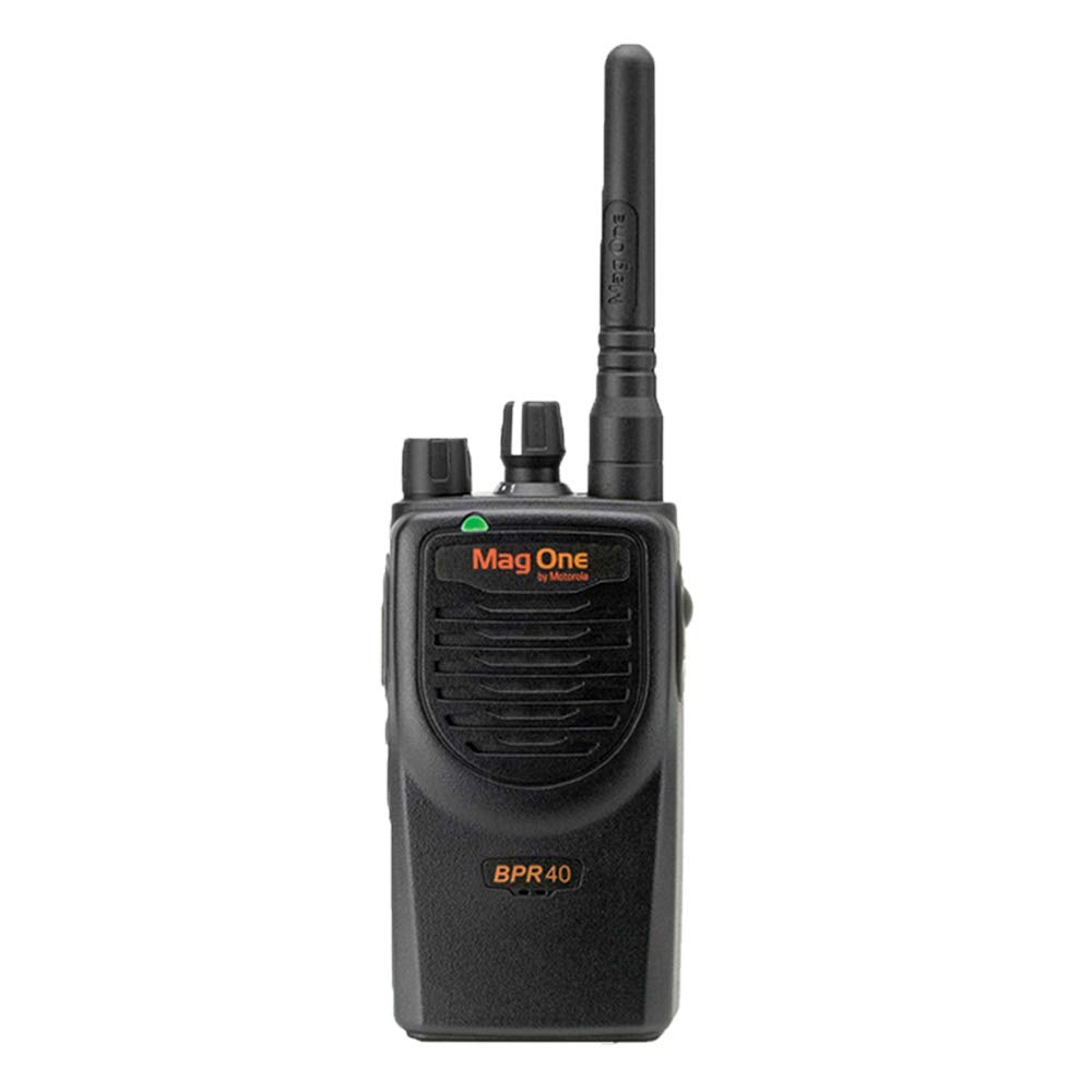 Motorola BPR40 Mag One by  VHF(150-174 MHz) 8 Channel 5 Watts Model Number AAH84KDS8AA1AN - Requires Programming