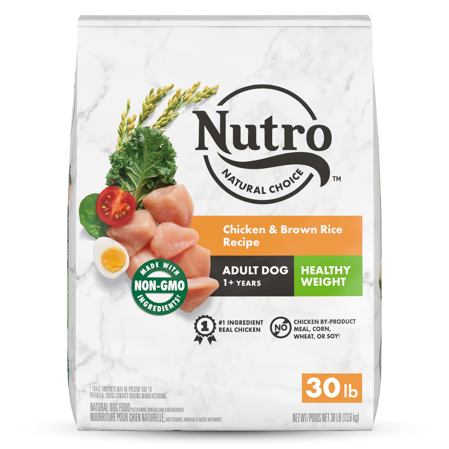 Nutro NATURAL CHOICE Adult Healthy Weight Dry Dog Food, All Breed Sizes, Lamb & Chicken