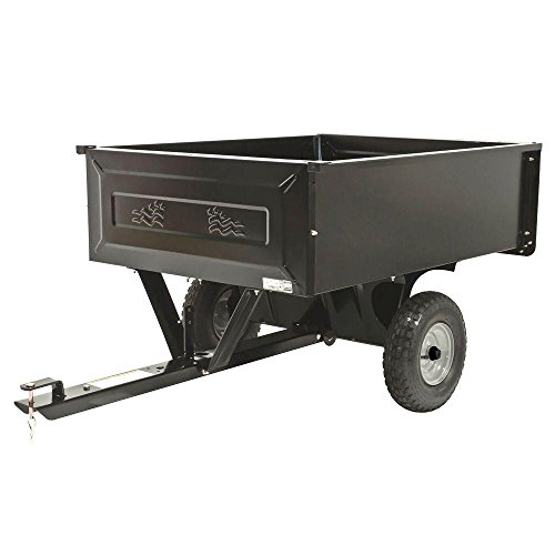 Agri-Fab 10 cu. ft. Steel Dump Cart with Pneumatic Tires and Removable Tailgate